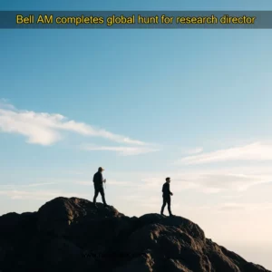 Read more about the article Bell AM completes global hunt for research director