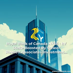 Artistic representation for Royal Bank of Canada NYSE : RY Stake Boosted by Scheer Rowlett Associates Investment Management Ltd