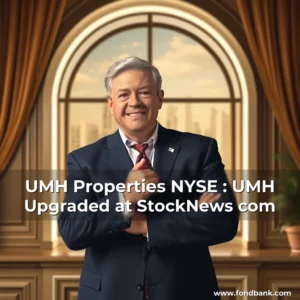 Artistic representation for UMH Properties NYSE : UMH Upgraded at StockNews com