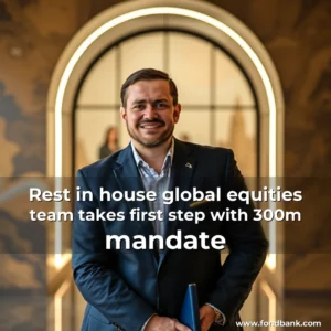 Artistic representation for Rest in house global equities team takes first step with 300m mandate