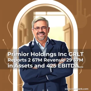 Read more about the article Primior Holdings Inc   GRLT  Reports 2  67M Revenue  29  37M in Assets  and 425  EBITDA Growth for 2024