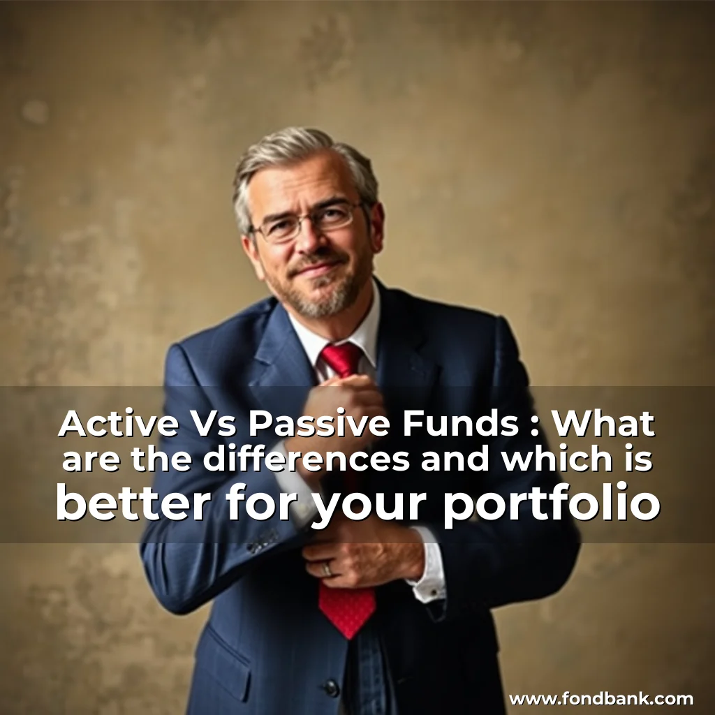 You are currently viewing Active Vs Passive Funds : What are the differences and which is better for your portfolio