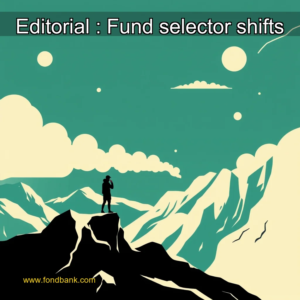 Artistic representation for Editorial : Fund selector shifts