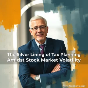Artistic representation for The Silver Lining of Tax Planning Amidst Stock Market Volatility