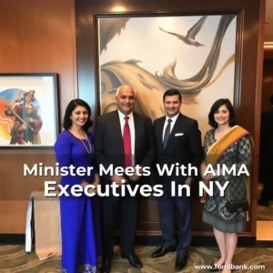 Artistic representation for Minister Meets With AIMA Executives In NY