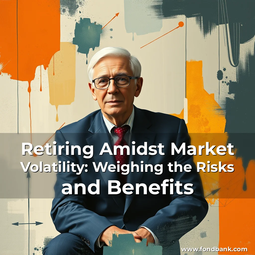 Artistic representation for Retiring Amidst Market Volatility: Weighing the Risks and Benefits