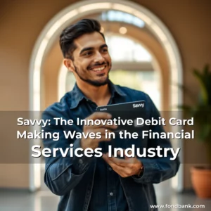 Artistic representation for Savvy: The Innovative Debit Card Making Waves in the Financial Services Industry