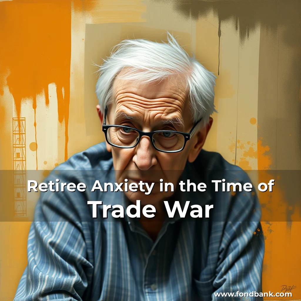 Artistic representation for Retiree Anxiety in the Time of Trade War