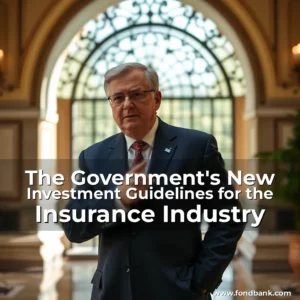 Artistic representation for The Government's New Investment Guidelines for the Insurance Industry