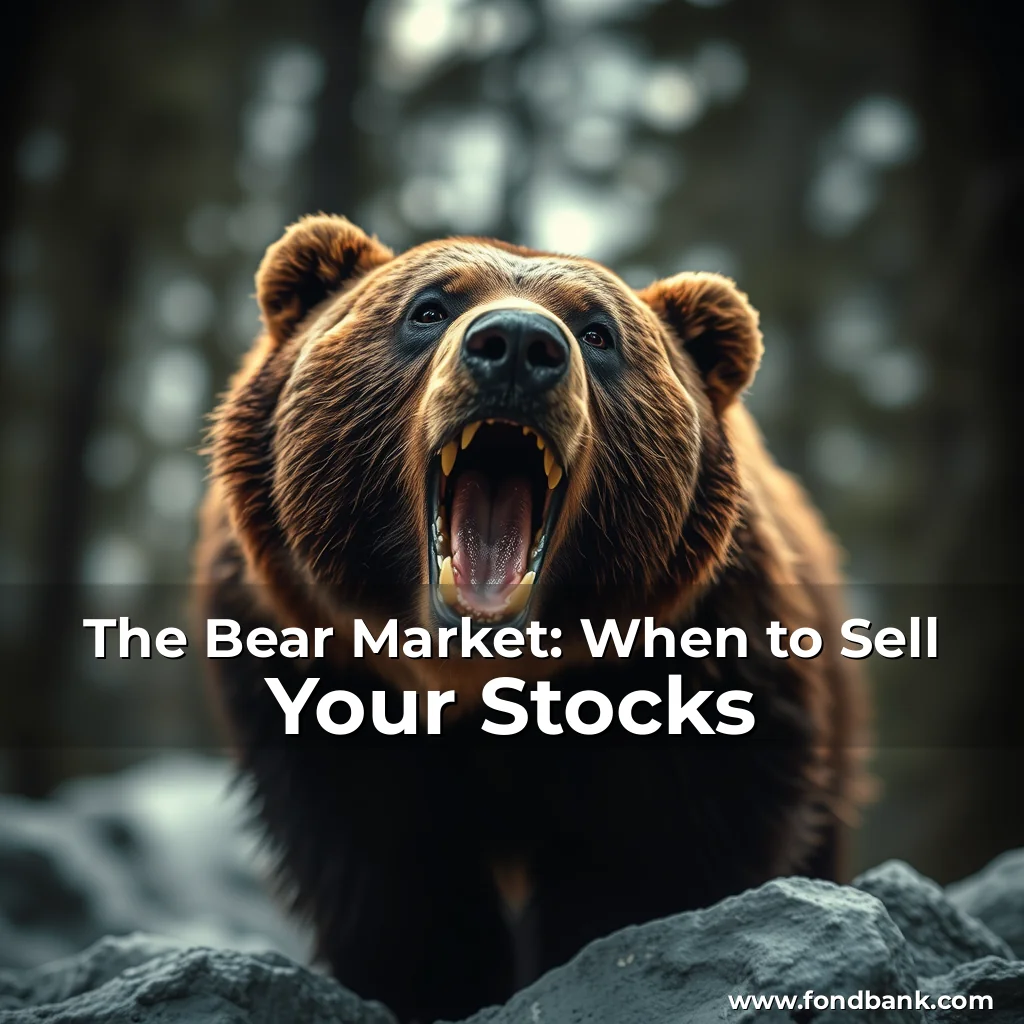 You are currently viewing The Bear Market: When to Sell Your Stocks