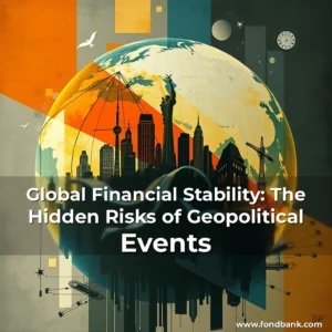 Artistic representation for Global Financial Stability: The Hidden Risks of Geopolitical Events
