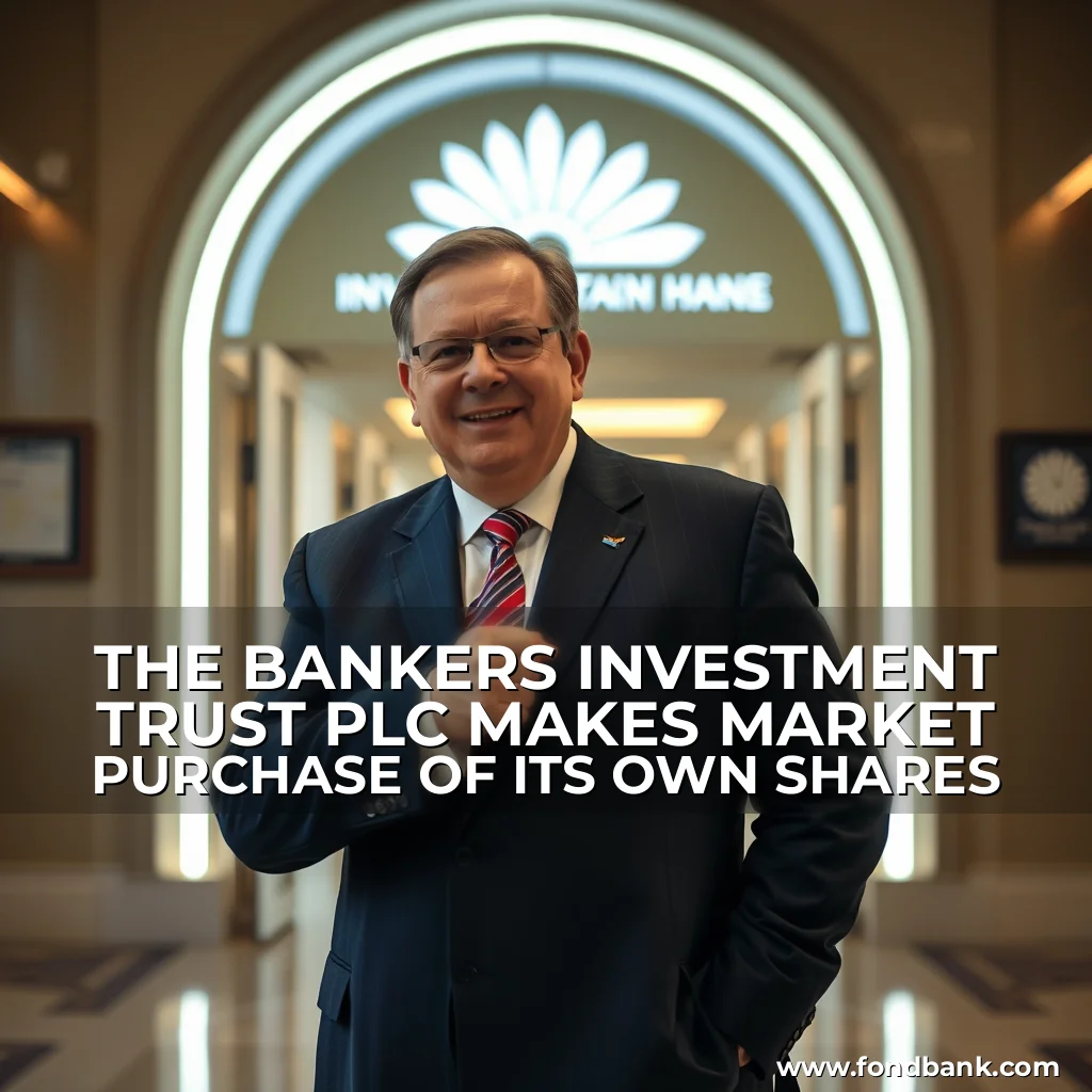 Artistic representation for THE BANKERS INVESTMENT TRUST PLC MAKES MARKET PURCHASE OF ITS OWN SHARES