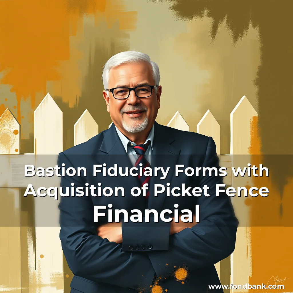 Read more about the article Bastion Fiduciary Forms with Acquisition of Picket Fence Financial