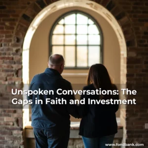 Artistic representation for Unspoken Conversations: The Gaps in Faith and Investment