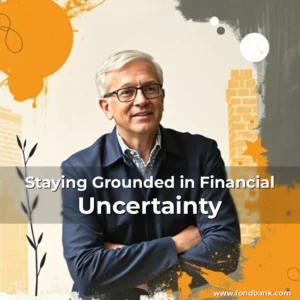 Artistic representation for Staying Grounded in Financial Uncertainty