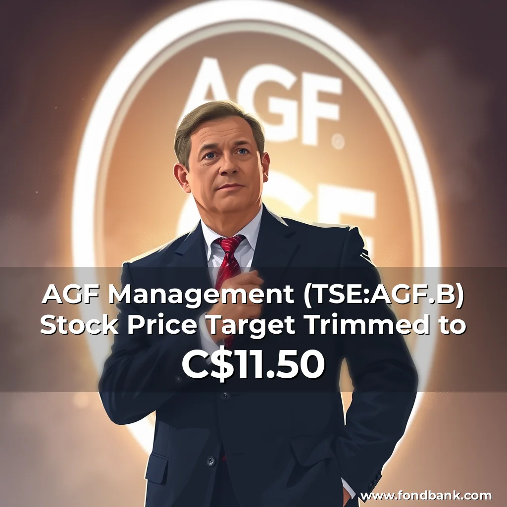 You are currently viewing AGF Management (TSE:AGF.B) Stock Price Target Trimmed to C$11.50