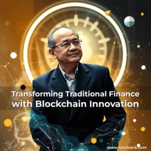 Artistic representation for Transforming Traditional Finance with Blockchain Innovation