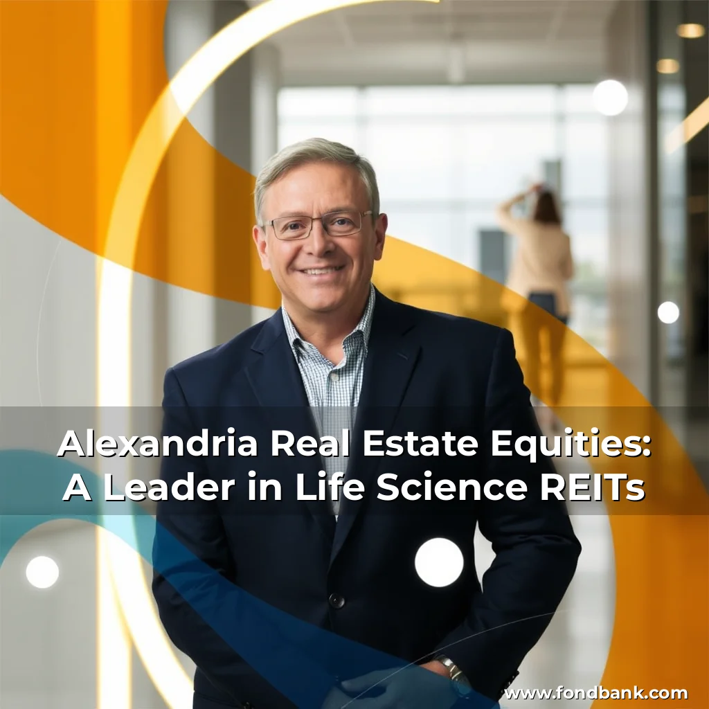 Artistic representation for Alexandria Real Estate Equities: A Leader in Life Science REITs