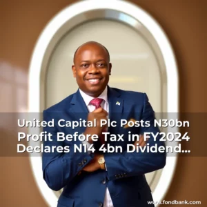 Artistic representation for United Capital Plc Posts N30bn Profit Before Tax in FY2024 Declares N14 4bn Dividend Latest Naira Dollar Rate News Naija247news