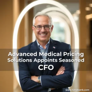 Artistic representation for Advanced Medical Pricing Solutions Appoints Seasoned CFO
