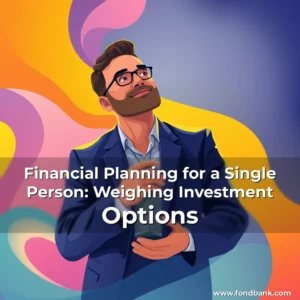 Artistic representation for Financial Planning for a Single Person: Weighing Investment Options