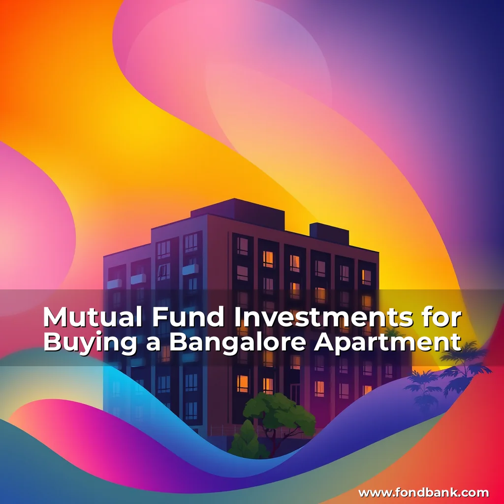 Read more about the article Mutual Fund Investments for Buying a Bangalore Apartment