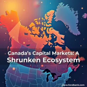 Artistic representation for Canada’s Capital Markets: A Shrunken Ecosystem