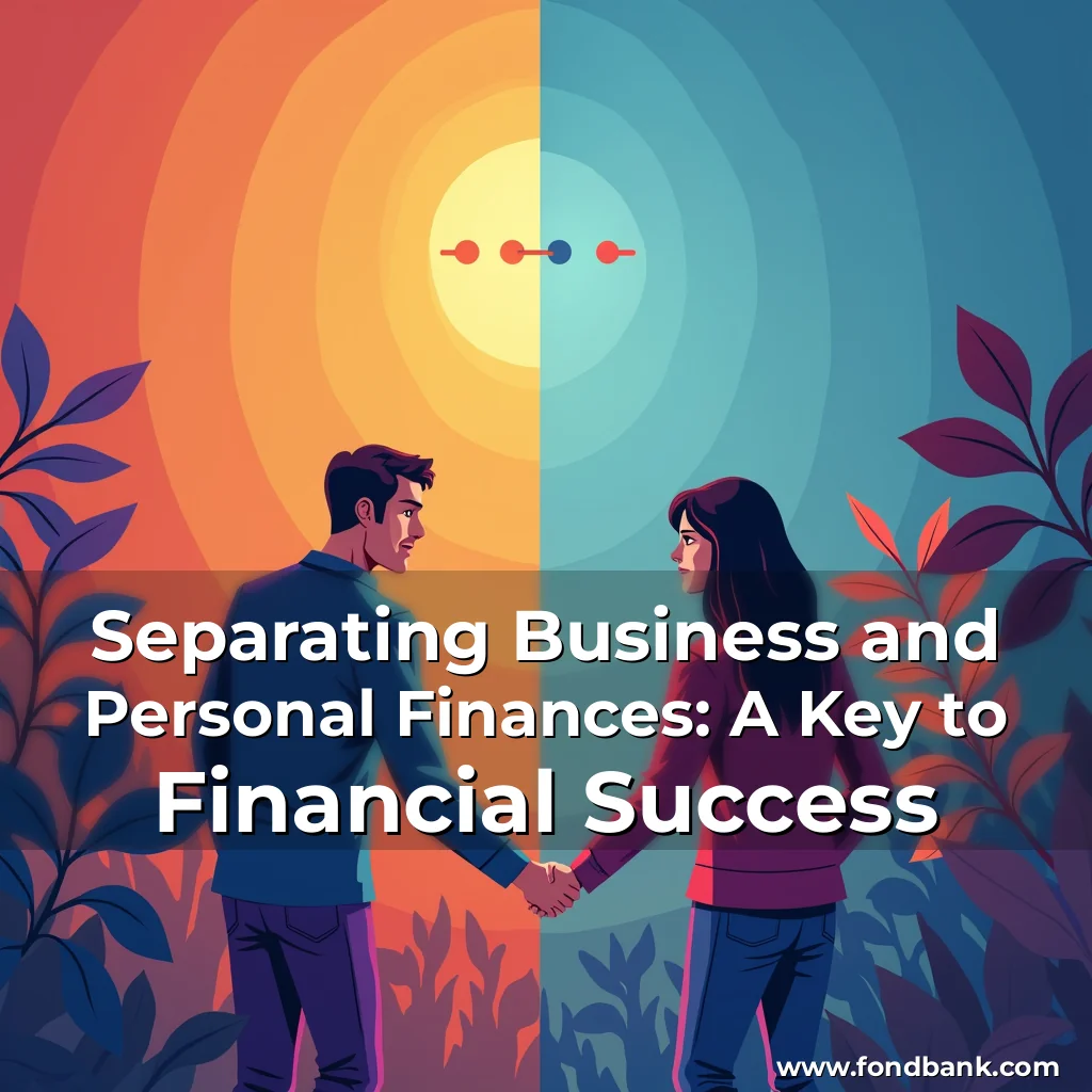 Read more about the article Separating Business and Personal Finances: A Key to Financial Success