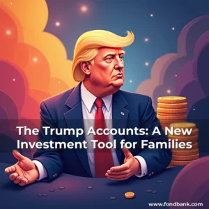 Artistic representation for The Trump Accounts: A New Investment Tool for Families