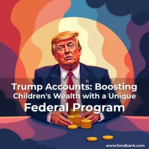 Artistic representation for Trump Accounts: Boosting Children's Wealth with a Unique Federal Program