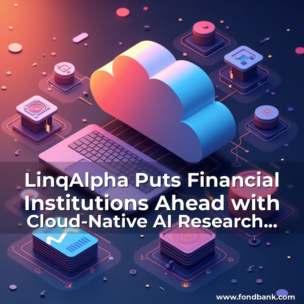 Artistic representation for LinqAlpha Puts Financial Institutions Ahead with Cloud-Native AI Research Platform