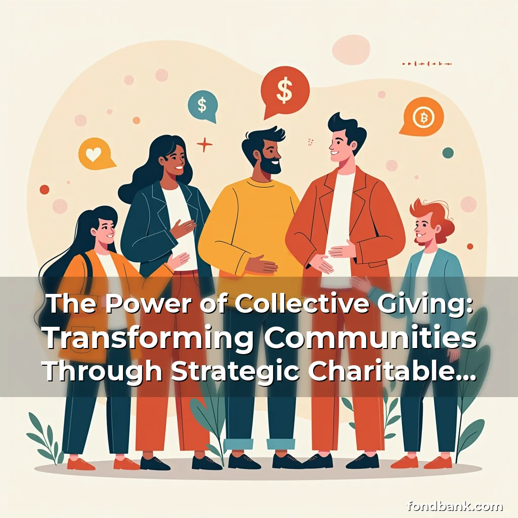 Artistic representation for The Power of Collective Giving: Transforming Communities Through Strategic Charitable Fundraising