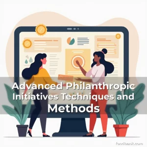 Artistic representation for Advanced Philanthropic Initiatives Techniques and Methods