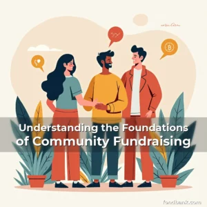 Artistic representation for Understanding the Foundations of Community Fundraising