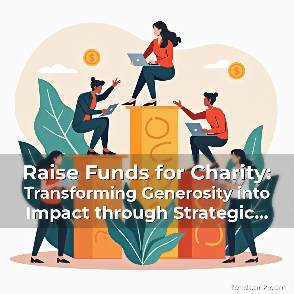Artistic representation for Raise Funds for Charity: Transforming Generosity into Impact through Strategic Philanthropy