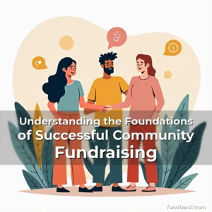 Artistic representation for Understanding the Foundations of Successful Community Fundraising