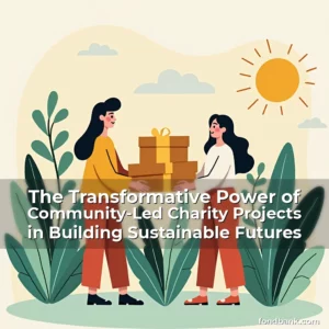 Artistic representation for The Transformative Power of Community-Led Charity Projects in Building Sustainable Futures