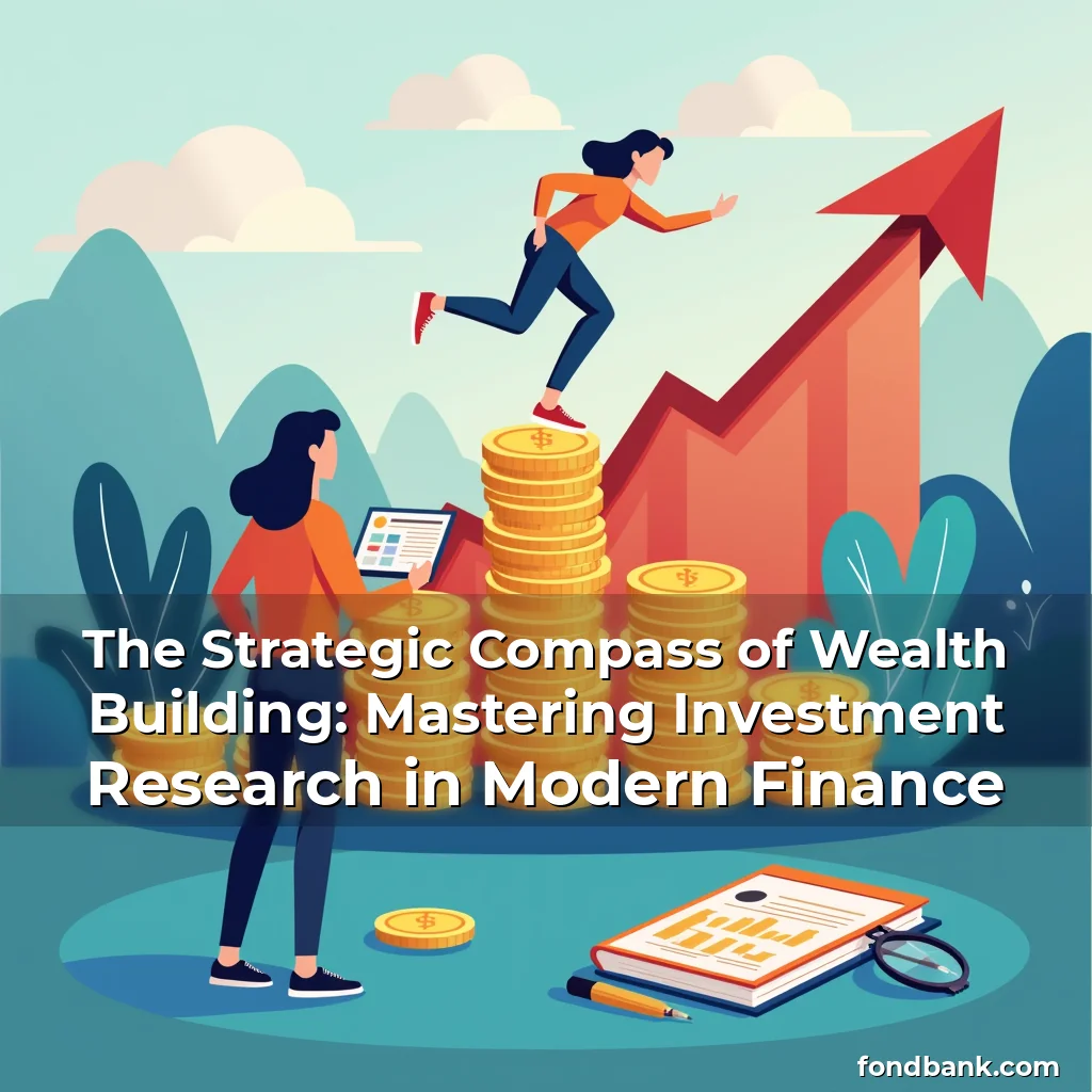 Artistic representation for The Strategic Compass of Wealth Building: Mastering Investment Research in Modern Finance